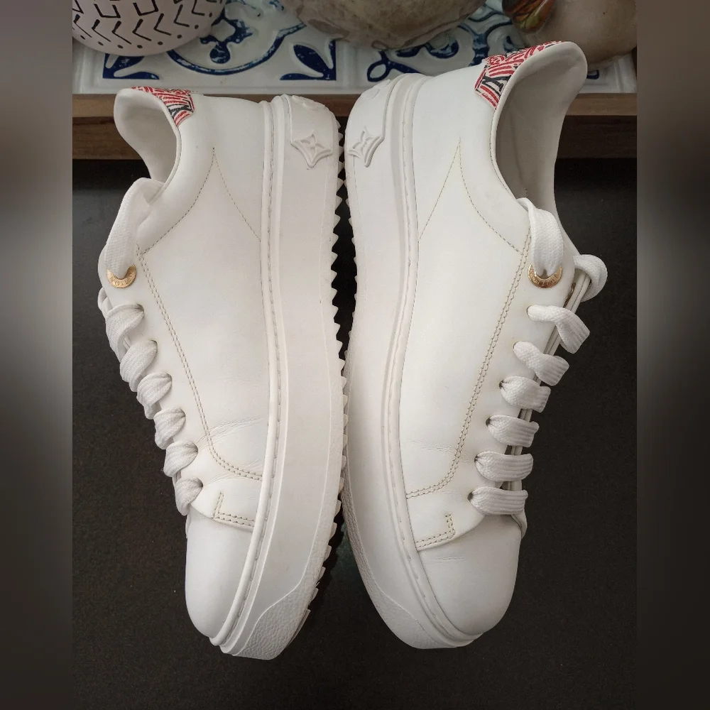 Louis Vuitton Crafty Time Out Sneakers Leather - Picture 4 of 10